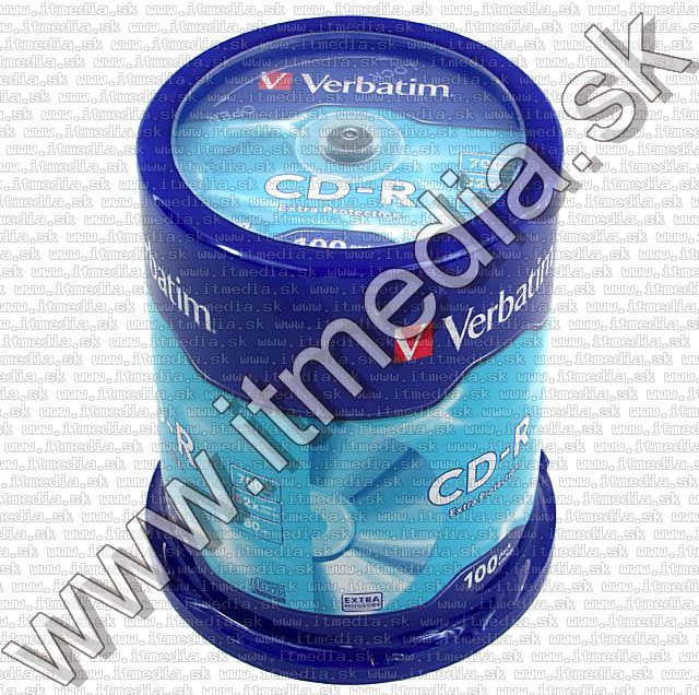 Image of Verbatim CD-R 52x 100cake Extra protection (43411) (IT4387)