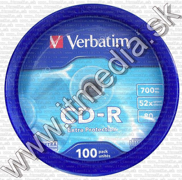 Image of Verbatim CD-R 52x 100cake Extra protection (43411) (IT4387)