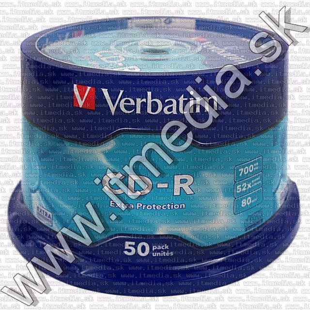 Image of Verbatim CD-R 52x 50cake Extra Protection (43351) (IT4582)