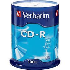 Verbatim CD-R 52x 100cake (94554) **US** (IT14706) Image of Verbatim CD-R 52x 100cake (94554) **US** (IT14706)