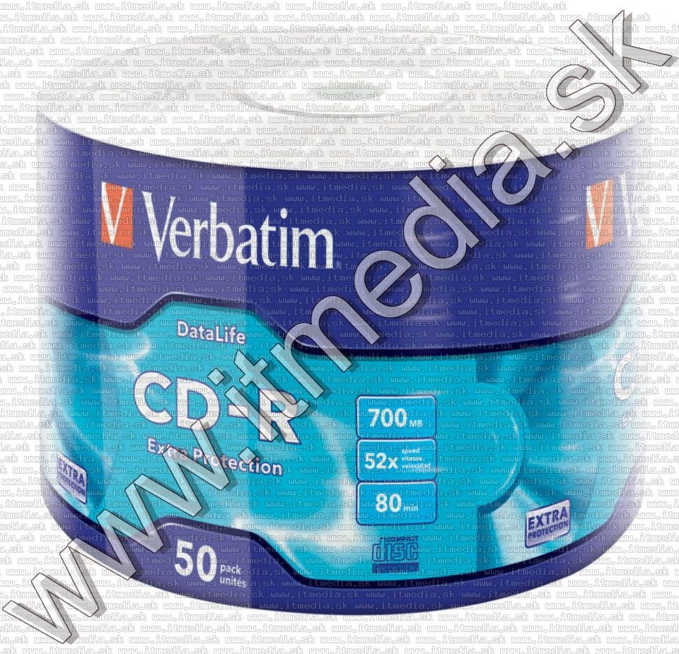 Image of Verbatim CD-R 52x ++50cw++ Extra Protection (43787) TW (IT11994)