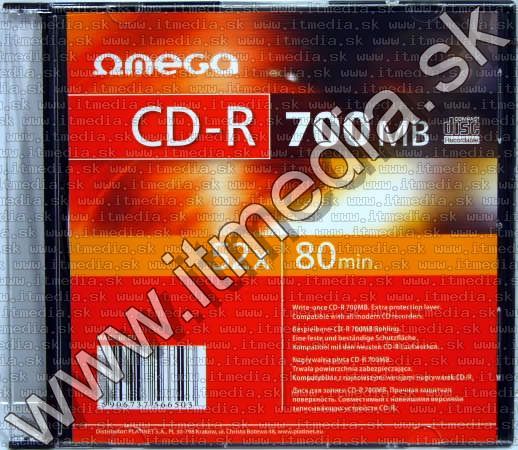 Image of Omega CD-R 52x -----SlimJC----- (IT3787)