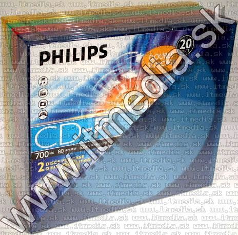 Image of Philips CD-R 52x ---Double SlimJC--- 20pk INFO !! (IT3083)