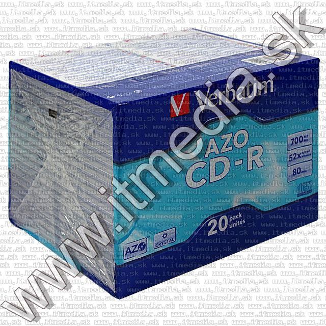 Image of Verbatim CD-R 52x SlimJC AZO CRYSTAL (43322) (IT5646)