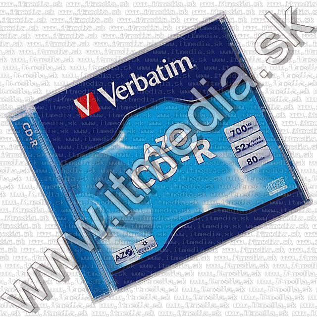 Image of Verbatim CD-R 52x NormalJC AZO Crystal  (43327) (IT6067)
