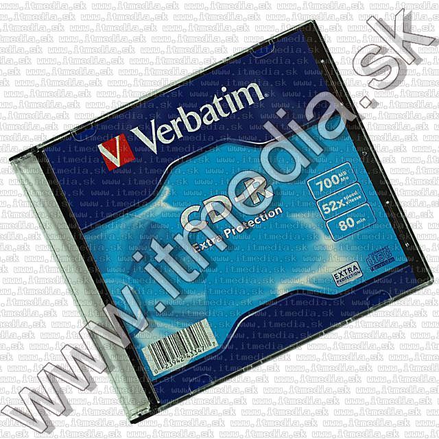 Image of Verbatim CD-R 52x Extra Protection SlimJC 43347 (IT4583)