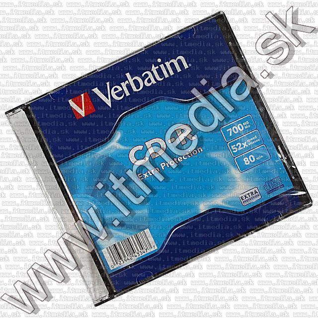 Image of Verbatim CD-R 52x Extra Protection SlimJC 43347 (IT4583)