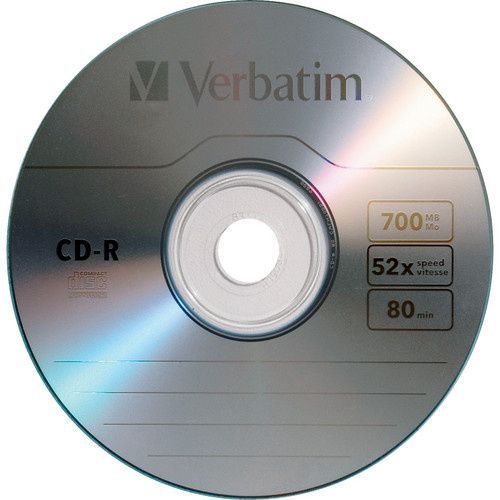 Image of Verbatim CD-R 52x Datalife Plus *AZO* SlimJC 94761 US (IT14774)