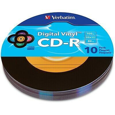 Image of Verbatim CD-R BAKELIT design (VINYL) 10cw 98139 US (IT14744)