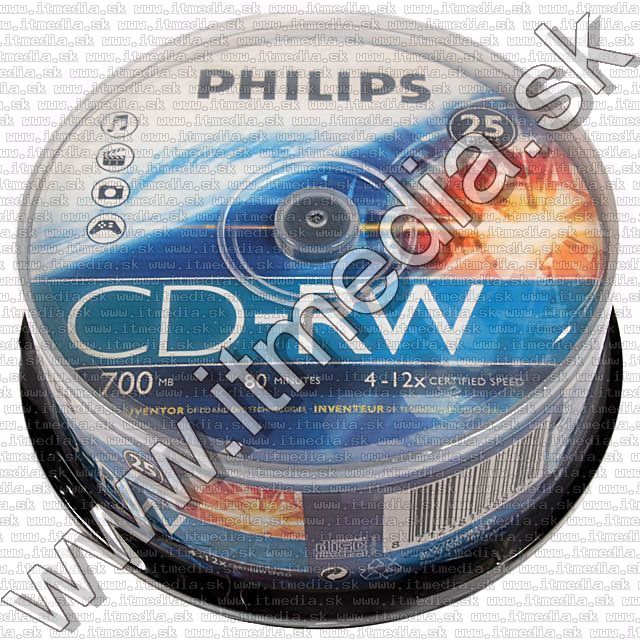 Image of Philips CD-RW 4x-12x 25cake (IT8858)