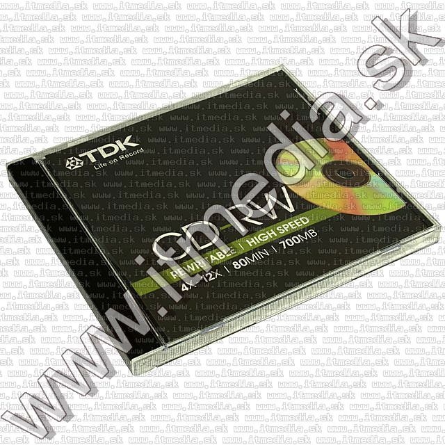 Image of TDK REWRITABLE CD-RW 12 NormalJC (IT4932)