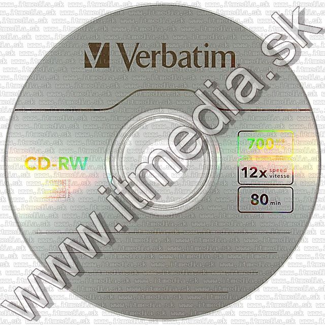 Image of Verbatim CD-RW 12x 10cake (43480) (IT6087)