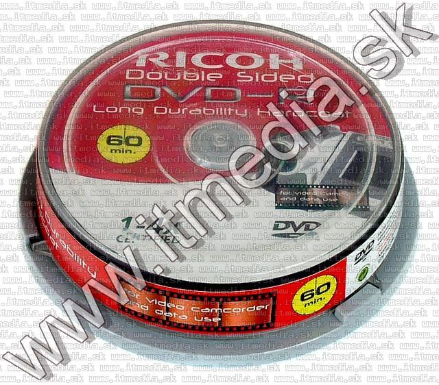 Image of Ricoh ***mini*** DVD-R 4x 10cake **Double Side** (UHC) (IT1728)