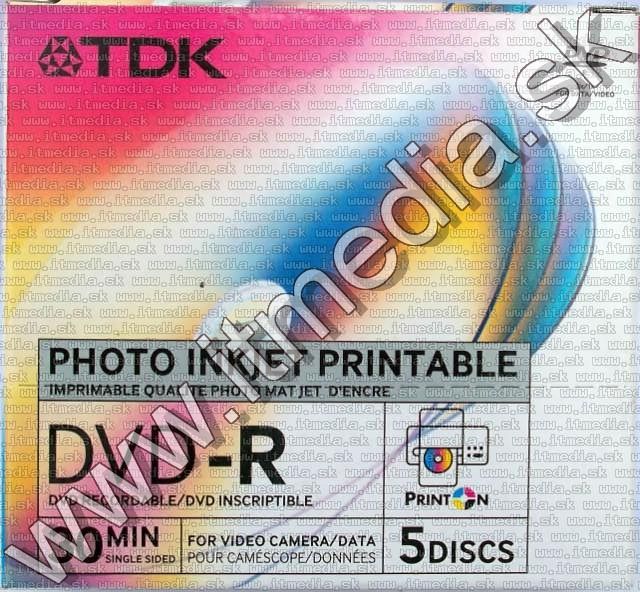 Image of TDK ---mini--- DVD 2x maxijc **PRINTABLE** (IT5658)
