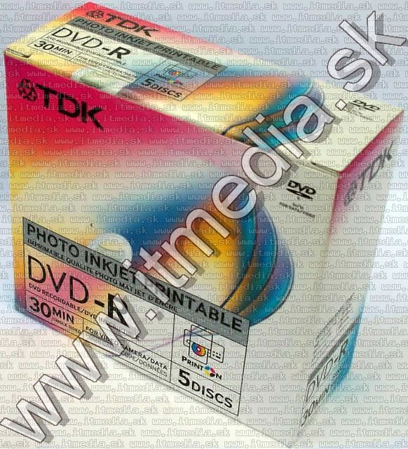 Image of TDK ---mini--- DVD 2x maxijc **PRINTABLE** (IT5658)