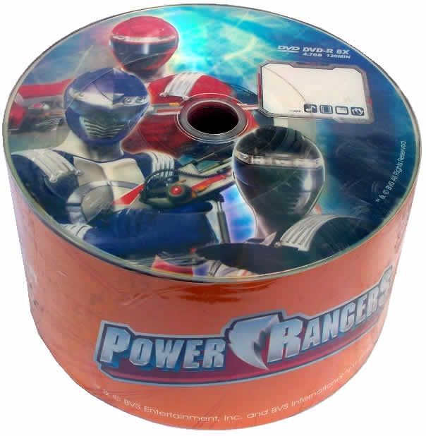 Image of DISNEY **DVD-R 8x** 50cw *Power Rangers* (IT1460)
