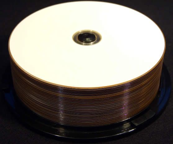 Image of IT Media DVD-R 8x 25cake fullprint **GOLD** Archival (IT3891)