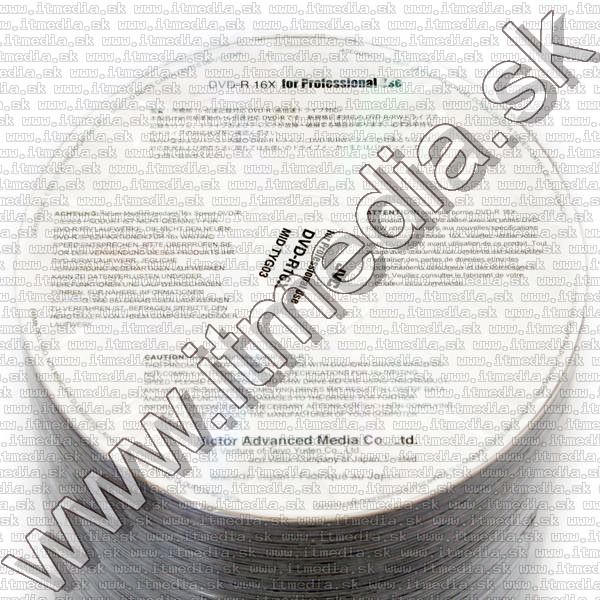 Image of JVC PRO DVD-R 16x 100cw *Fullprint* (IT8729)