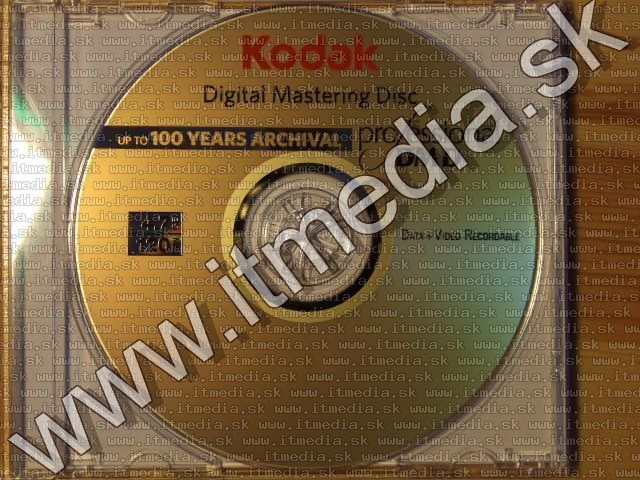 Image of Kodak *Digital Mastering Disc* DVD-R 16x NormalJC (IT2124)