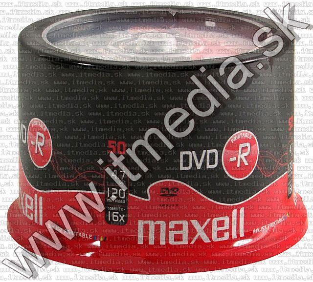 Image of Maxell DVD-R 16x 50cake *fullprint* (IT5471)