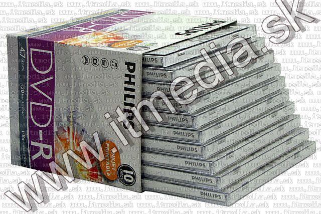 Image of Philips DVD-R 8x NormalJC **PRINTABLE** (IT5392)