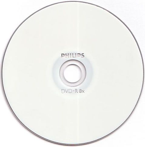 Image of Philips DVD-R 8x NormalJC **PRINTABLE** (IT5392)