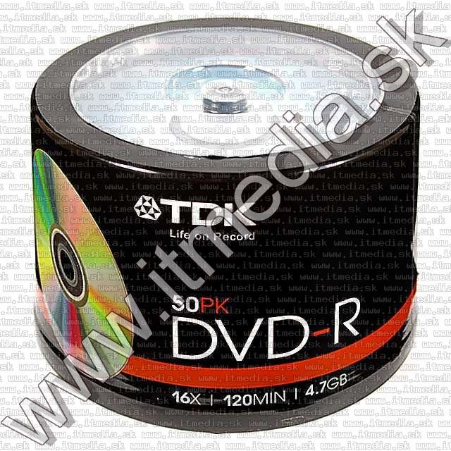 Image of TDK DVD-R 16x ----50cake---- (IT4575)