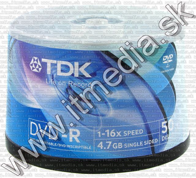 Image of TDK DVD-R 16x ----50cake---- (IT4575)