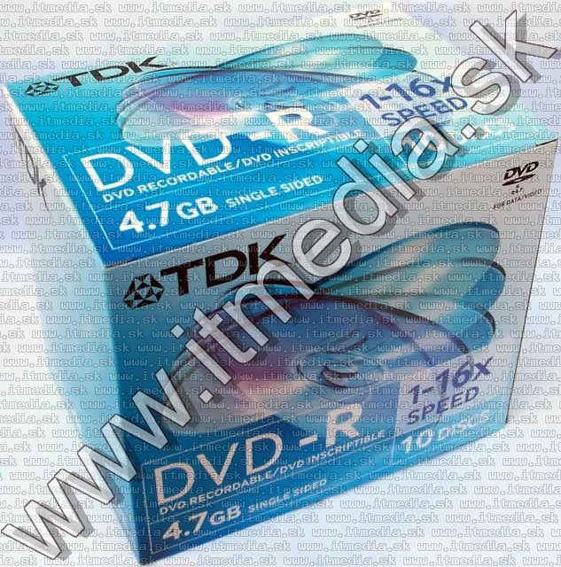 Image of TDK DVD-R 16x NormalJC (IT1489)