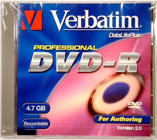 Image of Verbatim DVD-R *AUTHORING* NormalJC INFO! (IT2664)