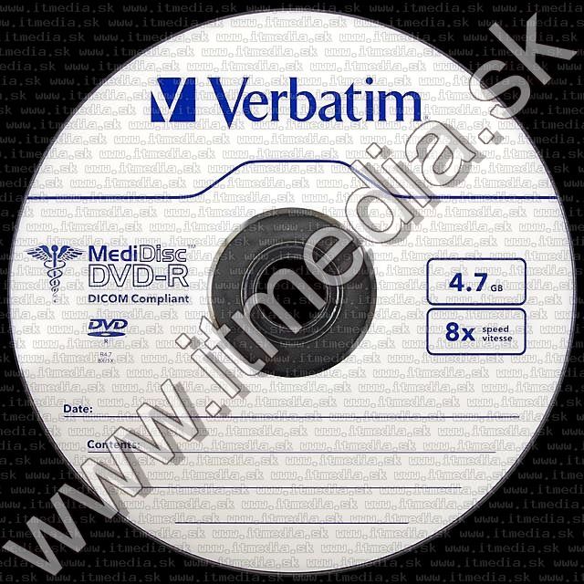 Image of Verbatim DVD-R 8x *MEDIDISC* 8x NormalJC (94905) (IT6194)