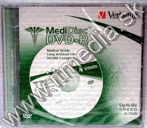 Image of Verbatim DVD-R 8x *MEDIDISC* 8x NormalJC (94905) (IT6194)