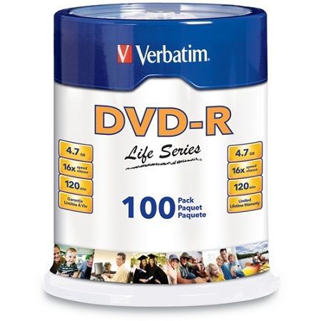 Verbatim DVD-R 16x 100cake (97177) US (IT14600) Image of Verbatim DVD-R 16x 100cake (97177) US (IT14600)