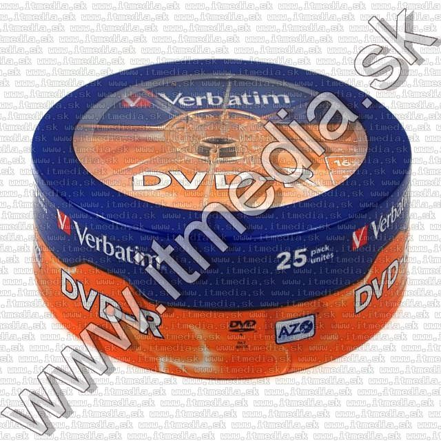 Image of Verbatim DVD-R 16x **25cw** **Taiwan** (43730) (IT7086)