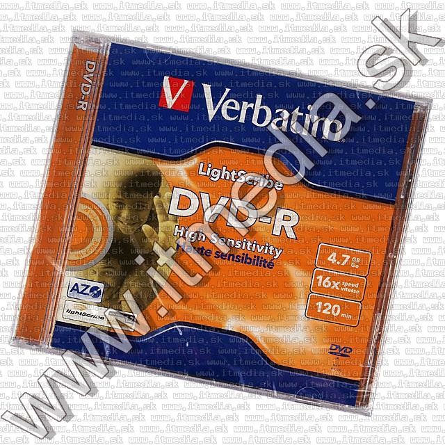 Image of Verbatim DVD-R 16x **LIGHTSCRIBE** NormalJC (IT3889)