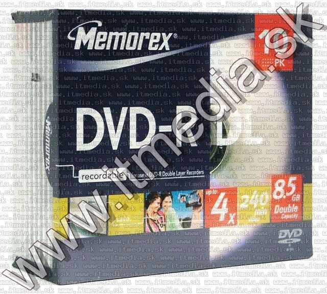 Image of Memorex DVD-R DualLayer 4x 10SlimJC (IT4405)