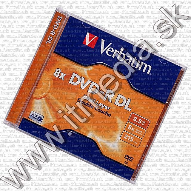 Image of Verbatim DVD-R Dual Layer 8.5GB 8x NormalJC (43596) (IT4993)