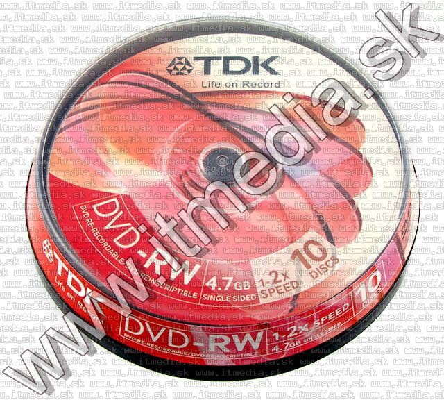 Image of TDK DVD-RW 2x 10cake (IT4576)