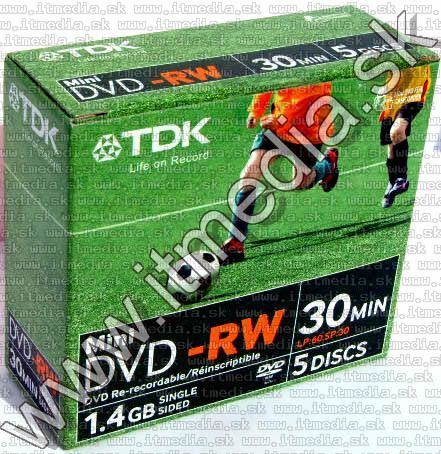 Image of TDK ****mini**** DVD-RW 2x (IT5631)