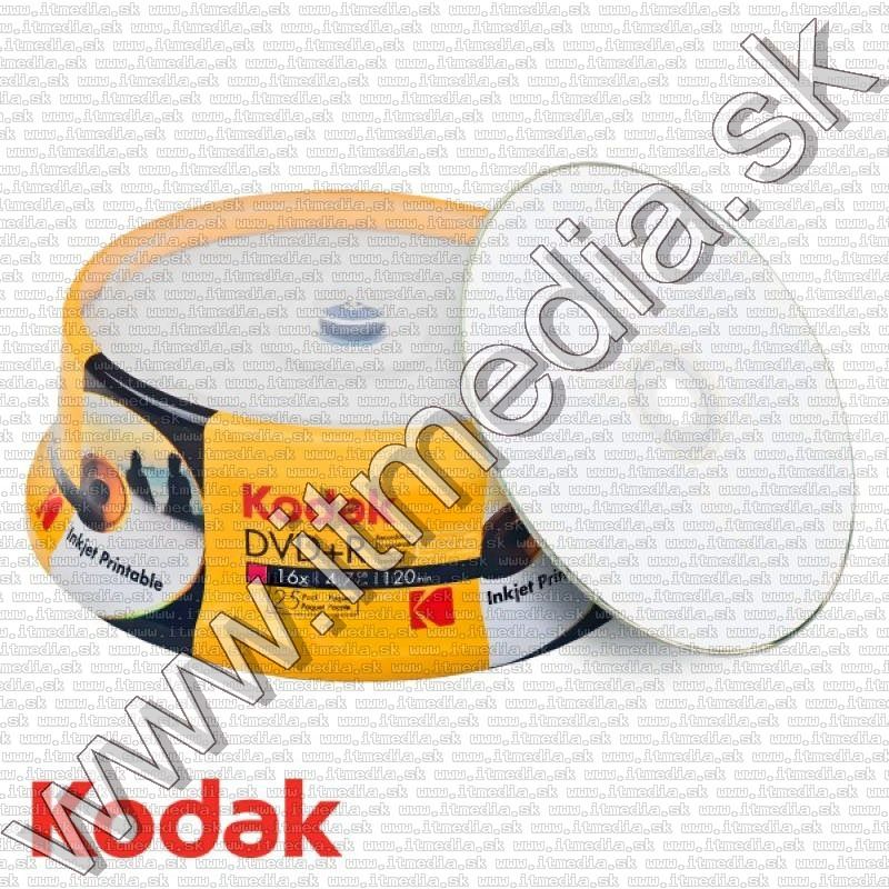 Kodak DVD+R 16x 25cake *Printable* (IT13222) Image of Kodak DVD+R 16x 25cake *Printable* (IT13222)