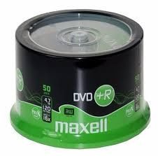 Image of Maxell DVD+R 16x 50cake (IT6242)