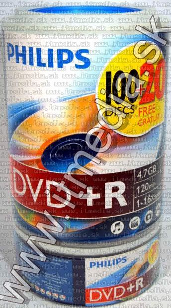Image of Philips DVD+R 16x 120cw *screw pack* (IT3514)