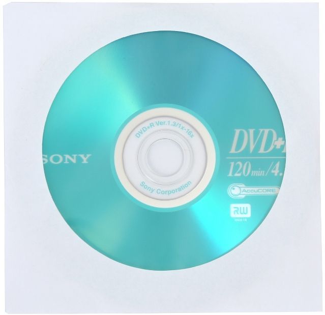 Image of Sony DVD+R 16x paper (IT12936)