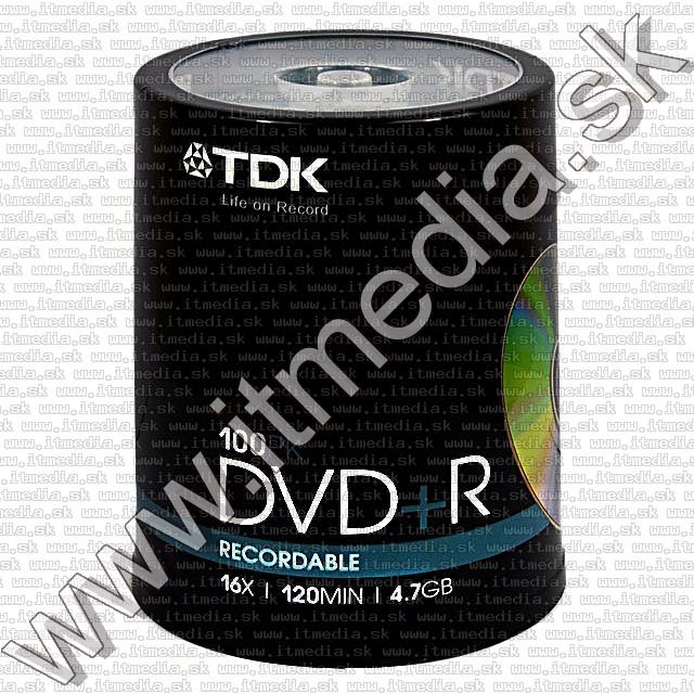 Image of TDK DVD+R ***16x*** ---100cake--- (IT5298)