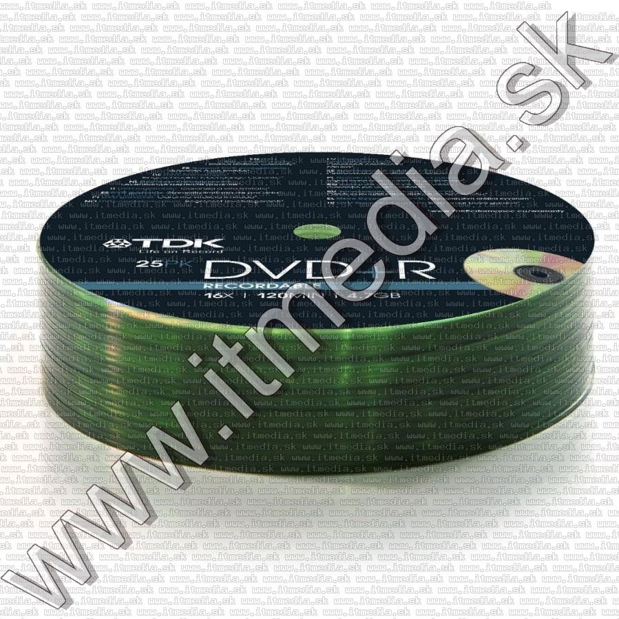 Image of TDK DVD+R 16x ***25cw*** (IT11498)