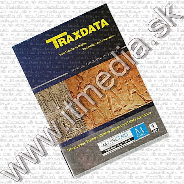 Image of Traxdata M-DISC DVD 4x Dvdbox  *1000year* (1pc BULK) !info (IT9655)