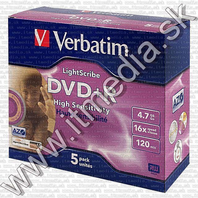 Image of Verbatim DVD+R 16x **LIGHTSCRIBE** NormalJC (IT4117)