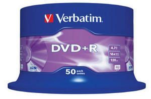 Verbatim DVD+R 16x 50cake (43550) *Taiwan* (IT7879) Image of Verbatim DVD+R 16x 50cake (43550) *Taiwan* (IT7879)
