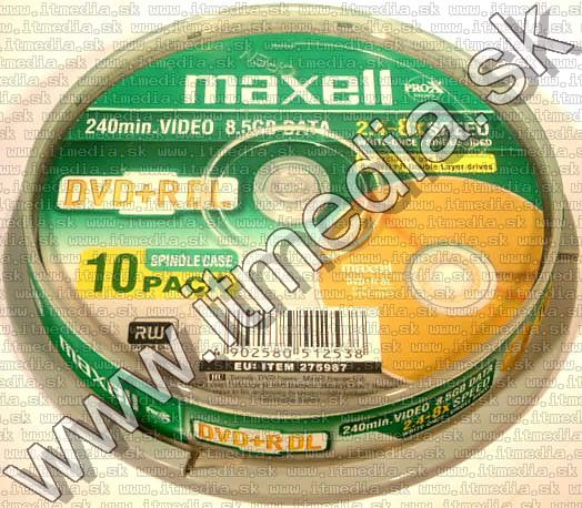 Image of Maxell DVD+R Double Layer 8x 10cake REPACK INFO! (IT2669)