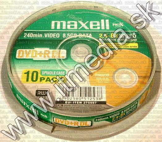 Image of Maxell DVD+R Double Layer 8x 10cake REPACK INFO! (IT2669)